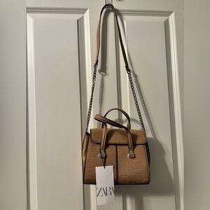 ZARA Croc purse